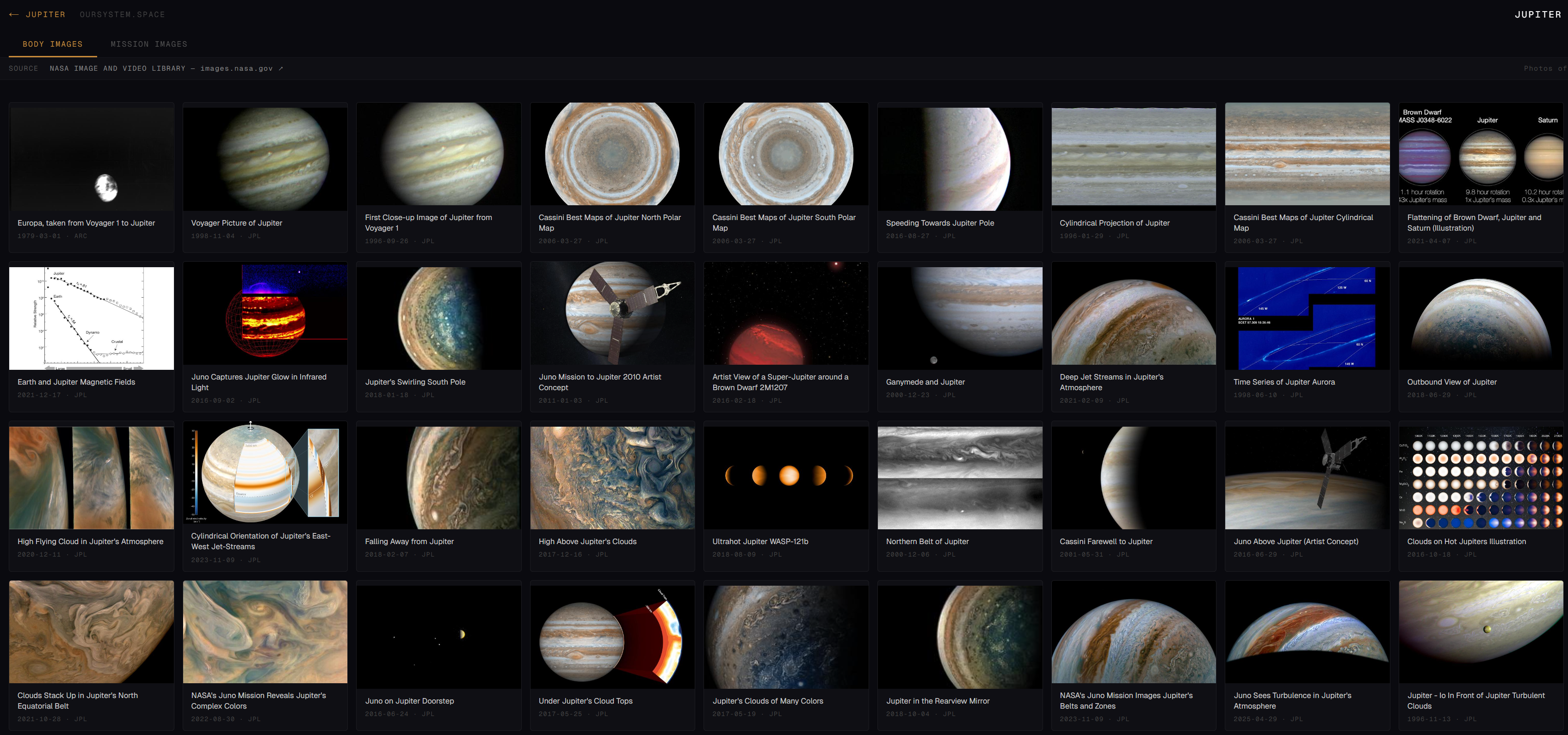 OurSystem space news